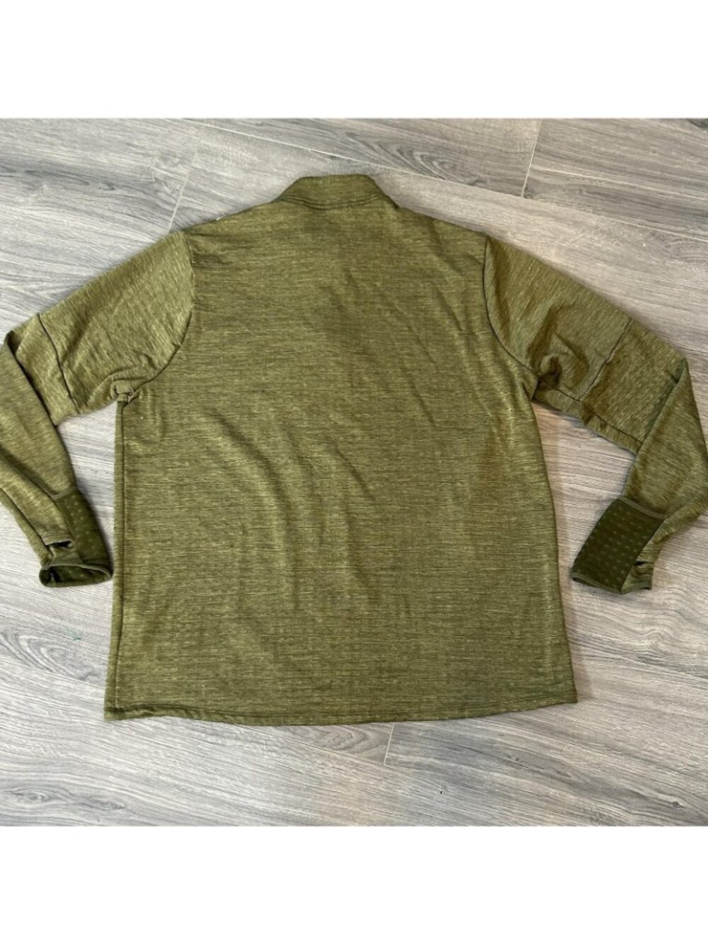 Nike Therma-FIT Pullover Mens XL Green 1/4 Zip Running Thermal Repel Element - Picture 3 of 14